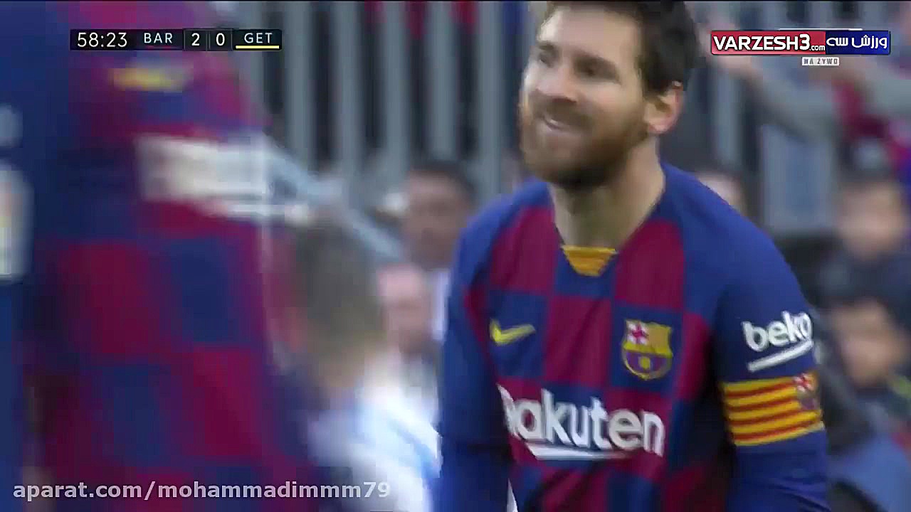 خلاصه بازی؛ بارسلونا 2  ختافه...