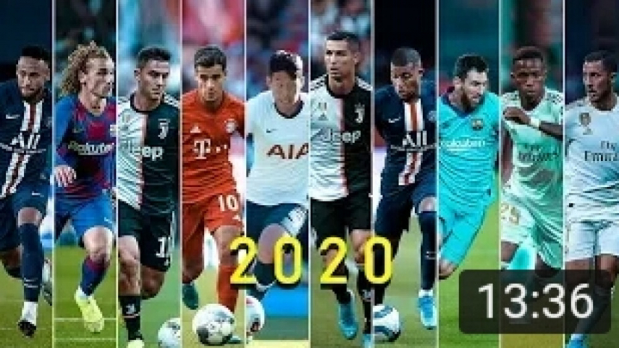 بهترین تکنیک های رونالدو مسی و...