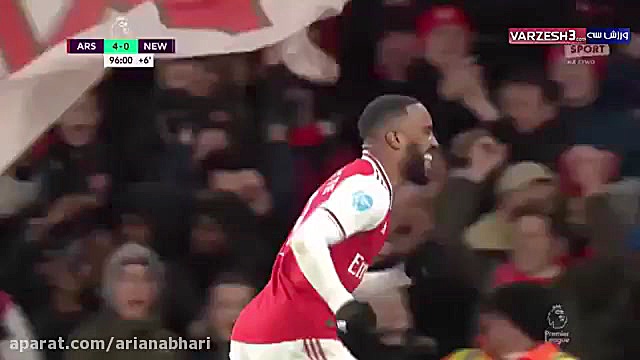 خلاصه بازی آرسنال  نیوکسل