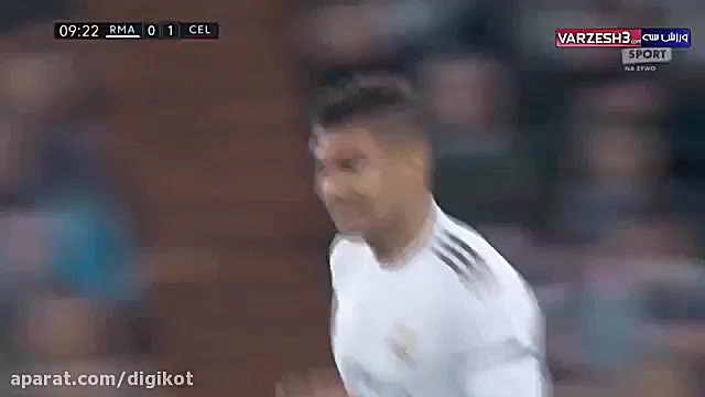 خلاصه بازی رئال‌مادرید 2 2 سلت...