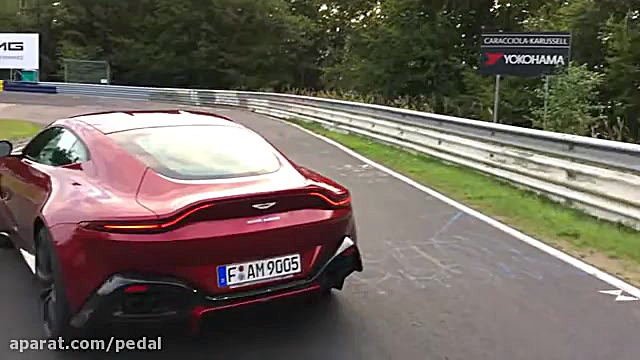 آستون مارتین ونتیج در نوربرگ ر...