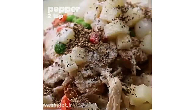 طرز تهیه پای مرغ خوشمزه و آسان...