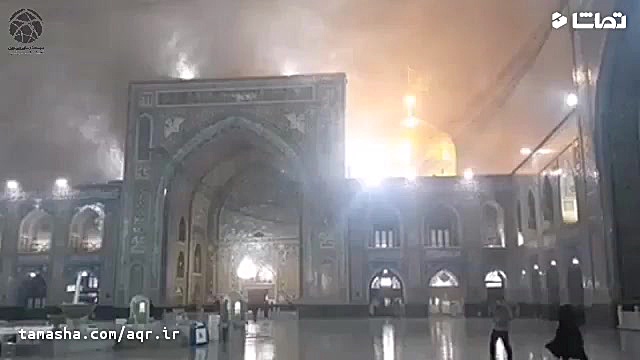 نوای زیبای نقاره&lrm;های حرم ا...