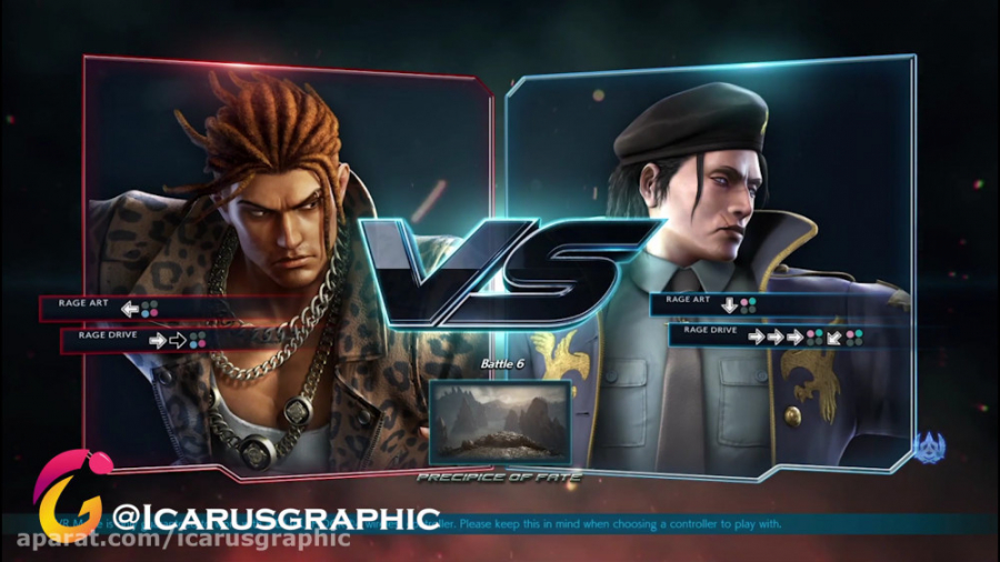 گیم پلی خفن بازی tekken 7