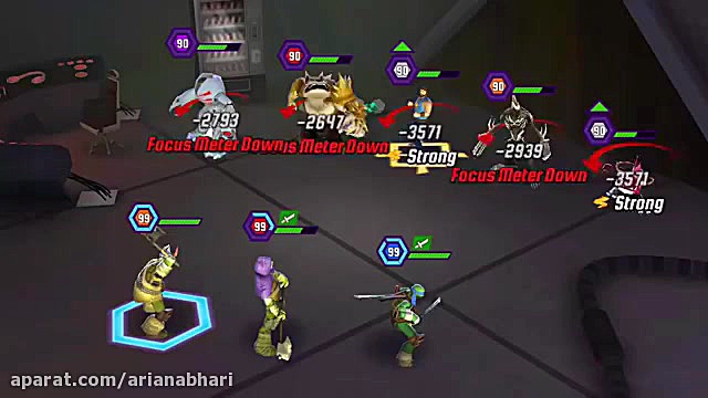 بازی جدید لاک پشت های نینجا