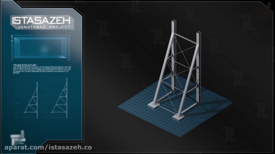 ایستا سازه  سازه نگهبان خرپایی...