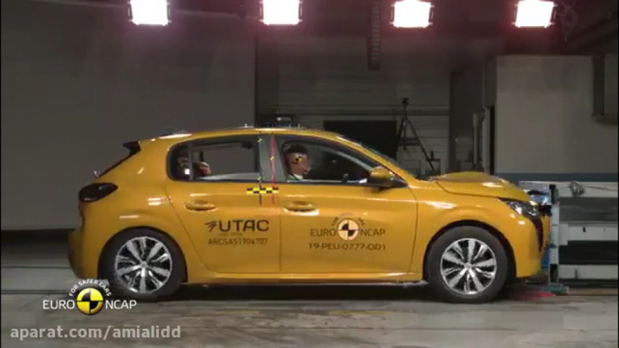 تست تصادف : پژو ۲۰۸