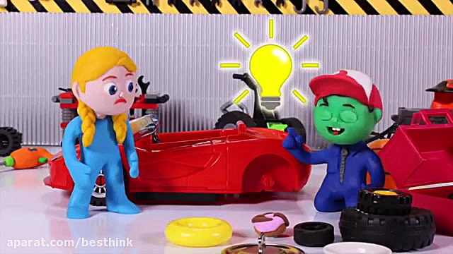 کارتون خمیری این قسمت یاد گیری...