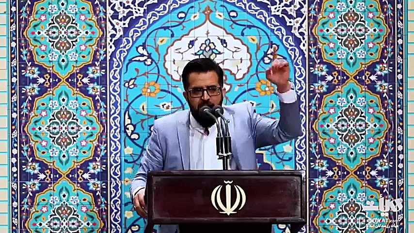 مدیحه سرایی جعفر ملائکه در حضو...