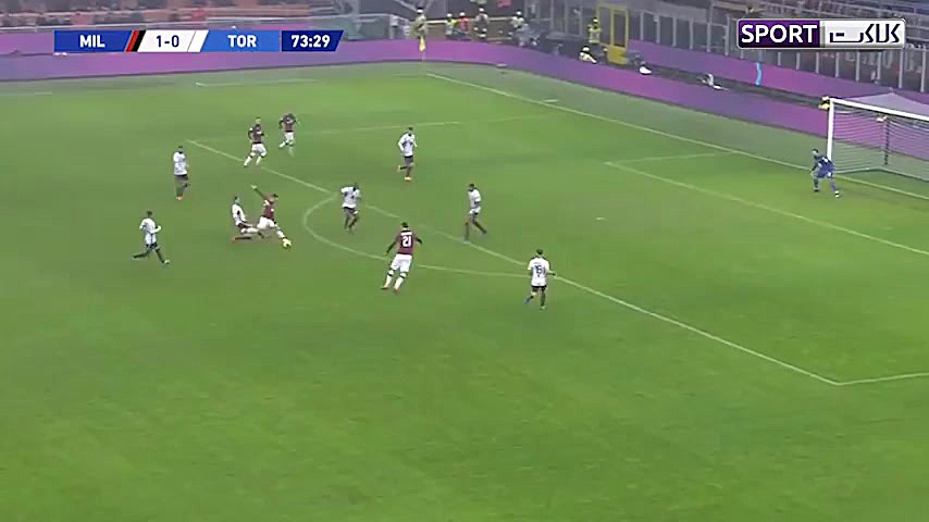 خلاصه بازی آث میلان 1 0 تورینو