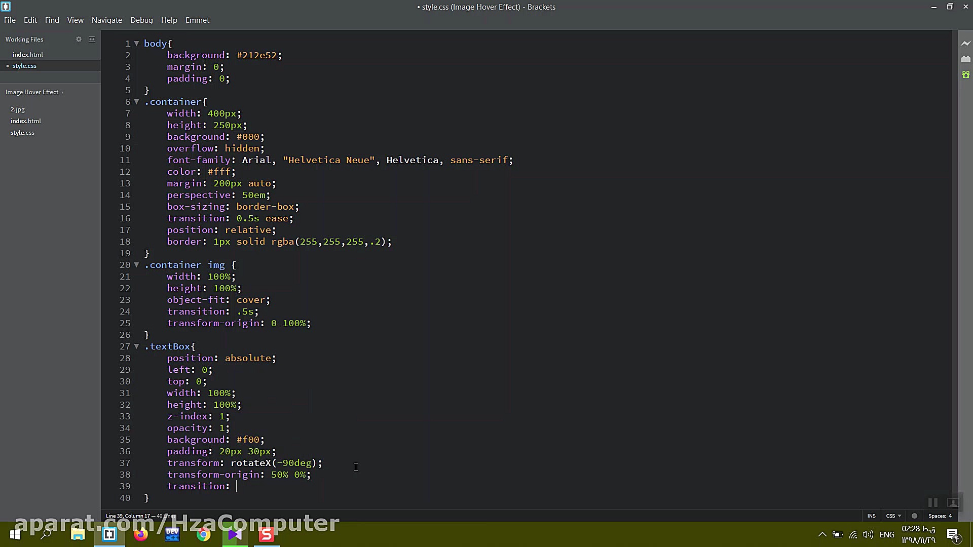 Image Hover Effect  Html Css T...