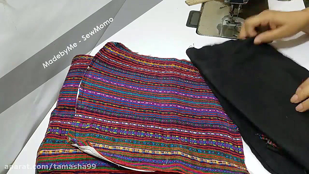 خیاطی  آموزش دوخت کیف پارچه ای...