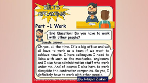 IELTS Speaking  Part 1  Work