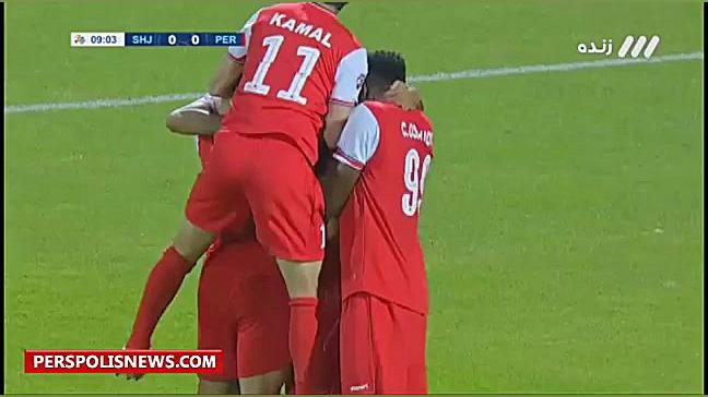 گل اول پرسپولیس به الشارجه توس...