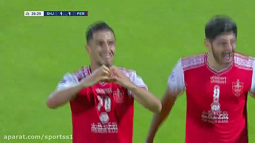 الشارجه 2  2 پرسپولیس