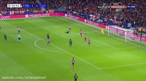 خلاصه بازی اتلتیکومادرید  لیور...