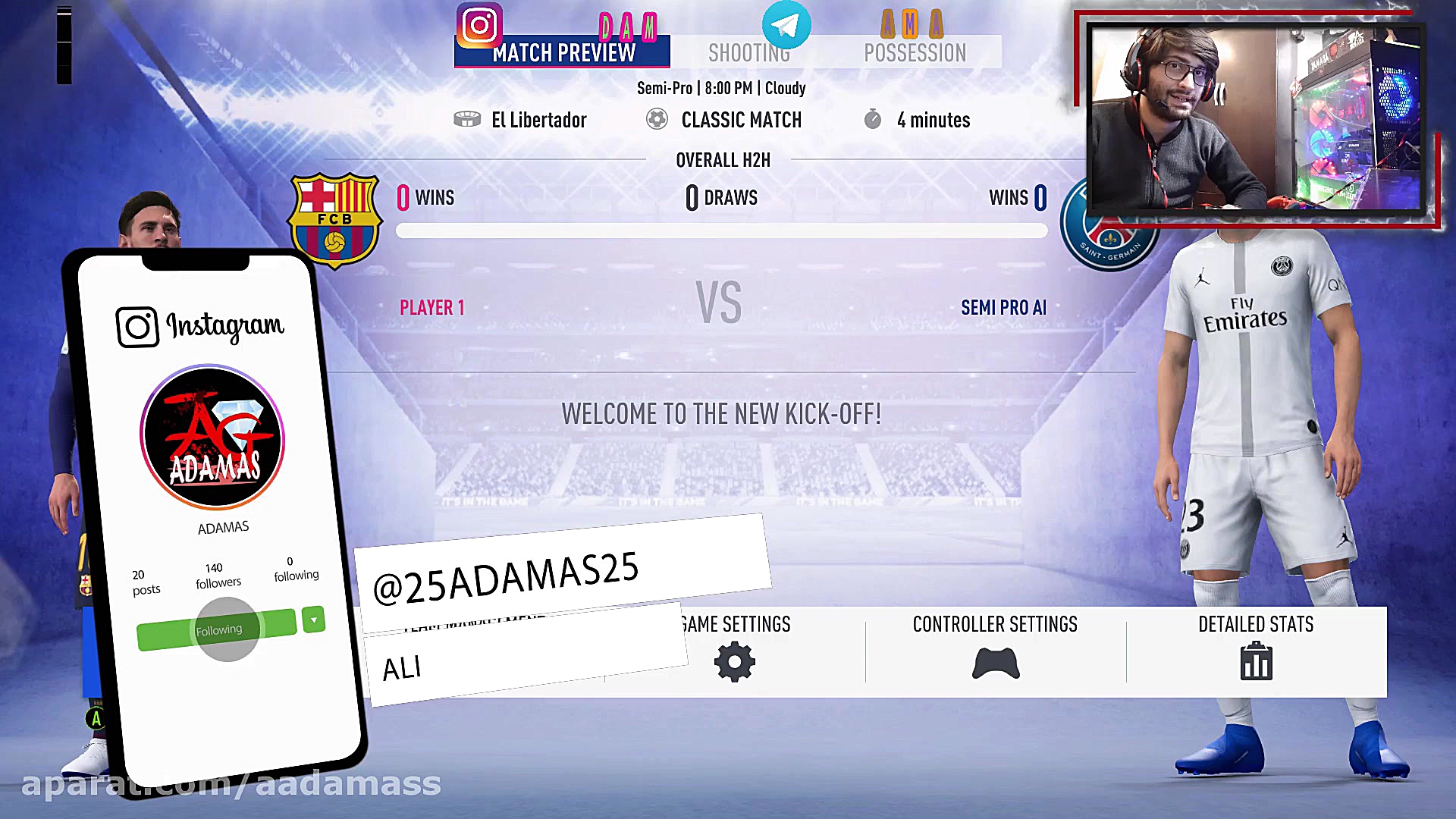 گیم پلی FIFA 19 بازی بارسلونا...