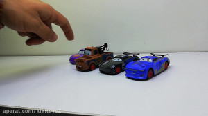 ست ماشین فلزی مک کویین 4 عددی...