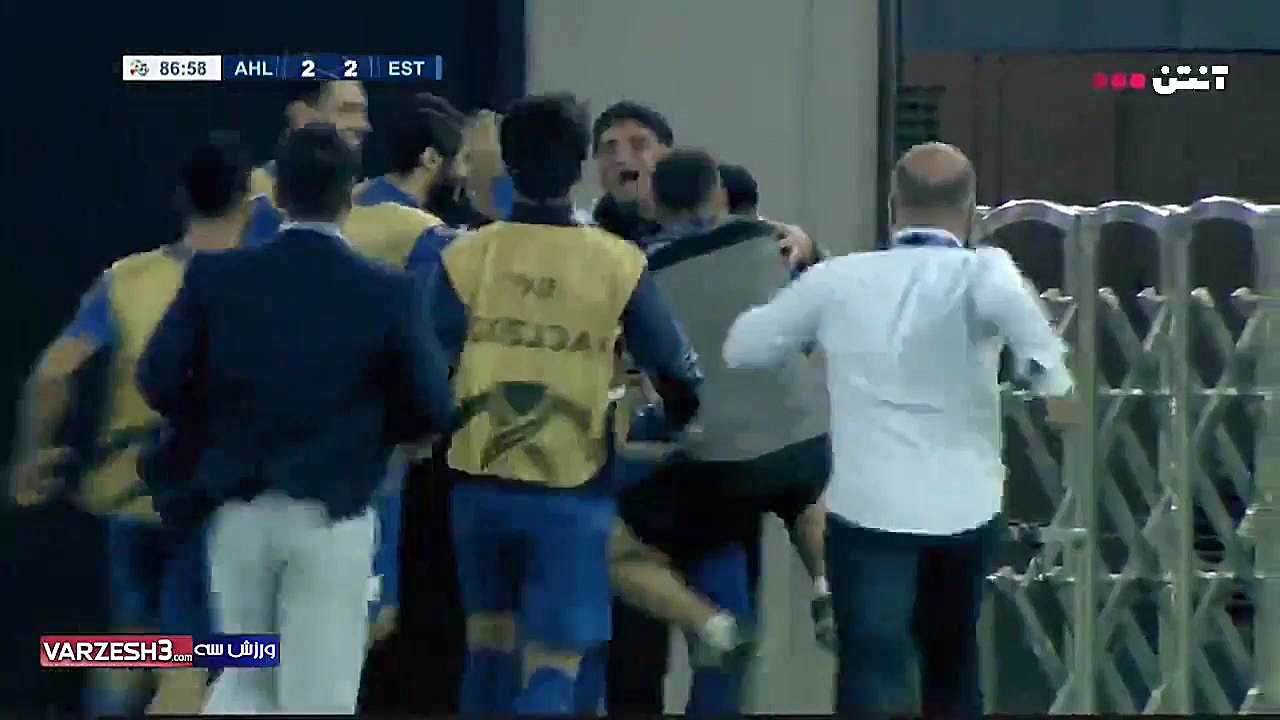 گل دوم استقلال به الاهلی عربست...