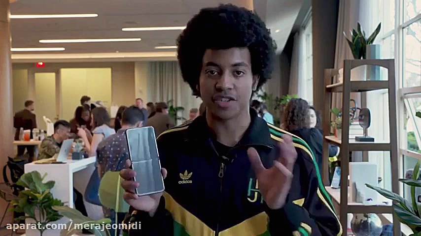 تست مقاومت گوشی تاشو سامسونگ گ...