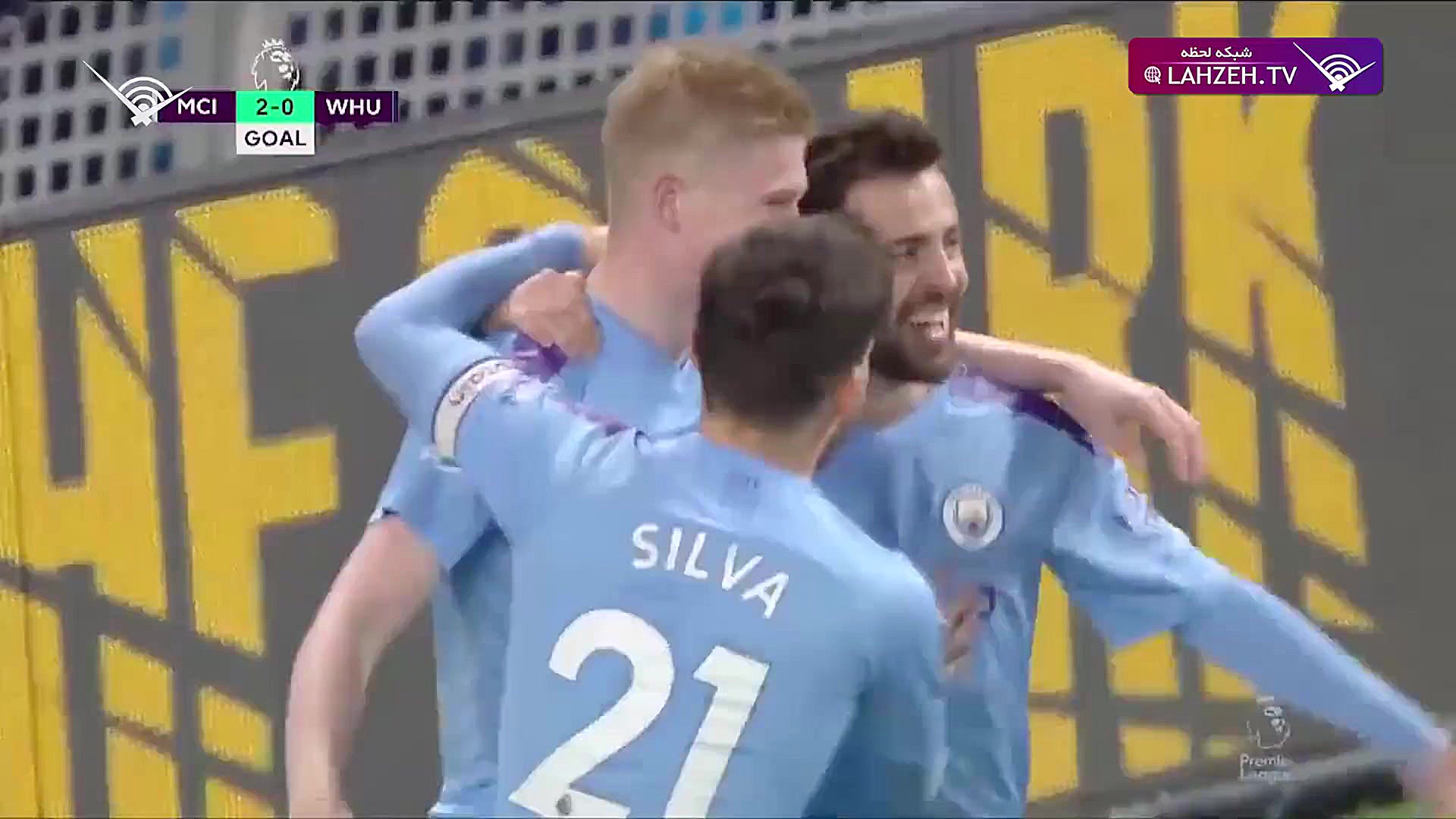 منچسترسیتی ۲  وستهام ۰ | لیگ ب...