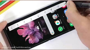 تست مقاومت گوشی تاشو سامسونگ گ...