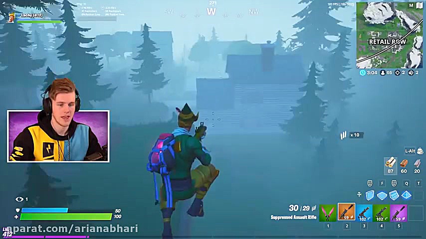 گیم پلی بازی فورتنایت آنلاین