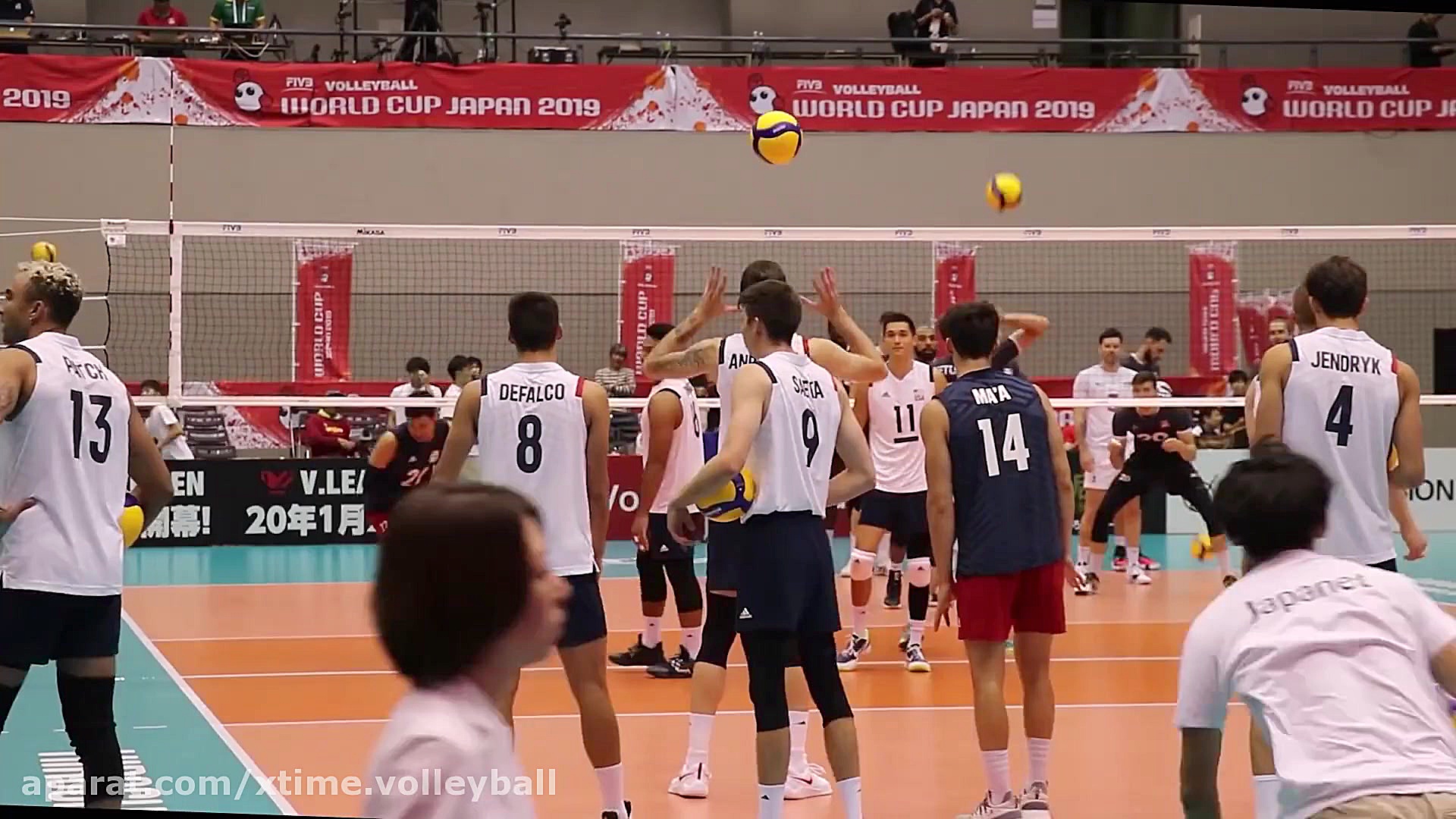 اسپک های نمایشی تیم والیبال ام...