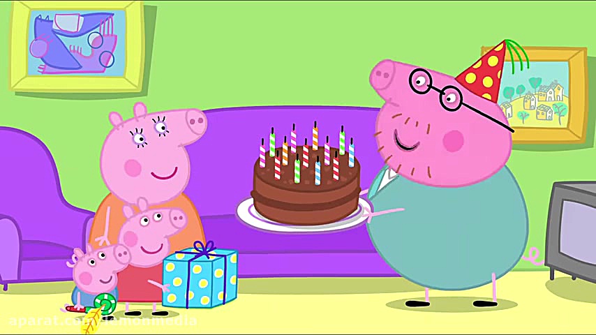 کارتون پپا پیگ  تولد پپا پیگ