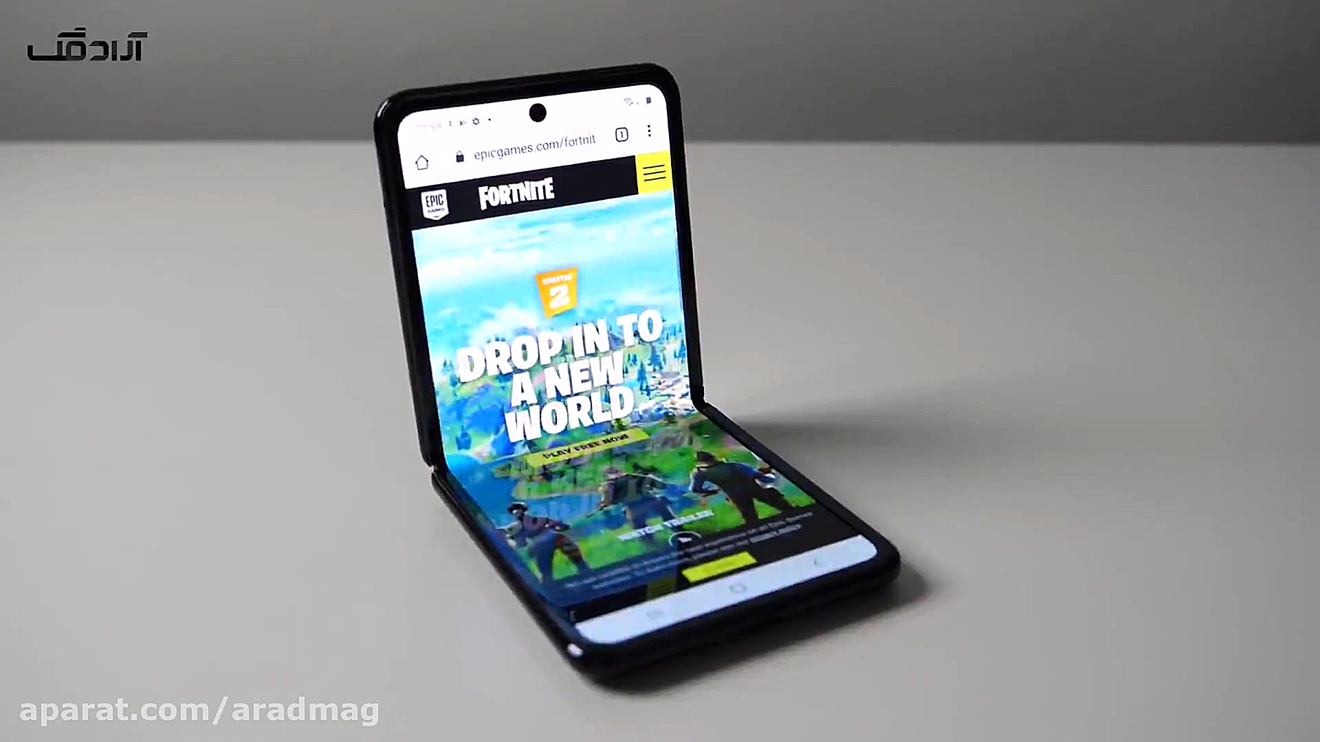 جعبه‌گشایی گلکسی زی فلیپ سامسو...