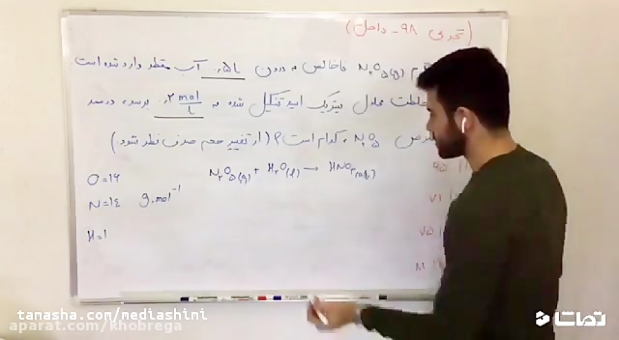 تدریس شیمی استاد محسن هادی
