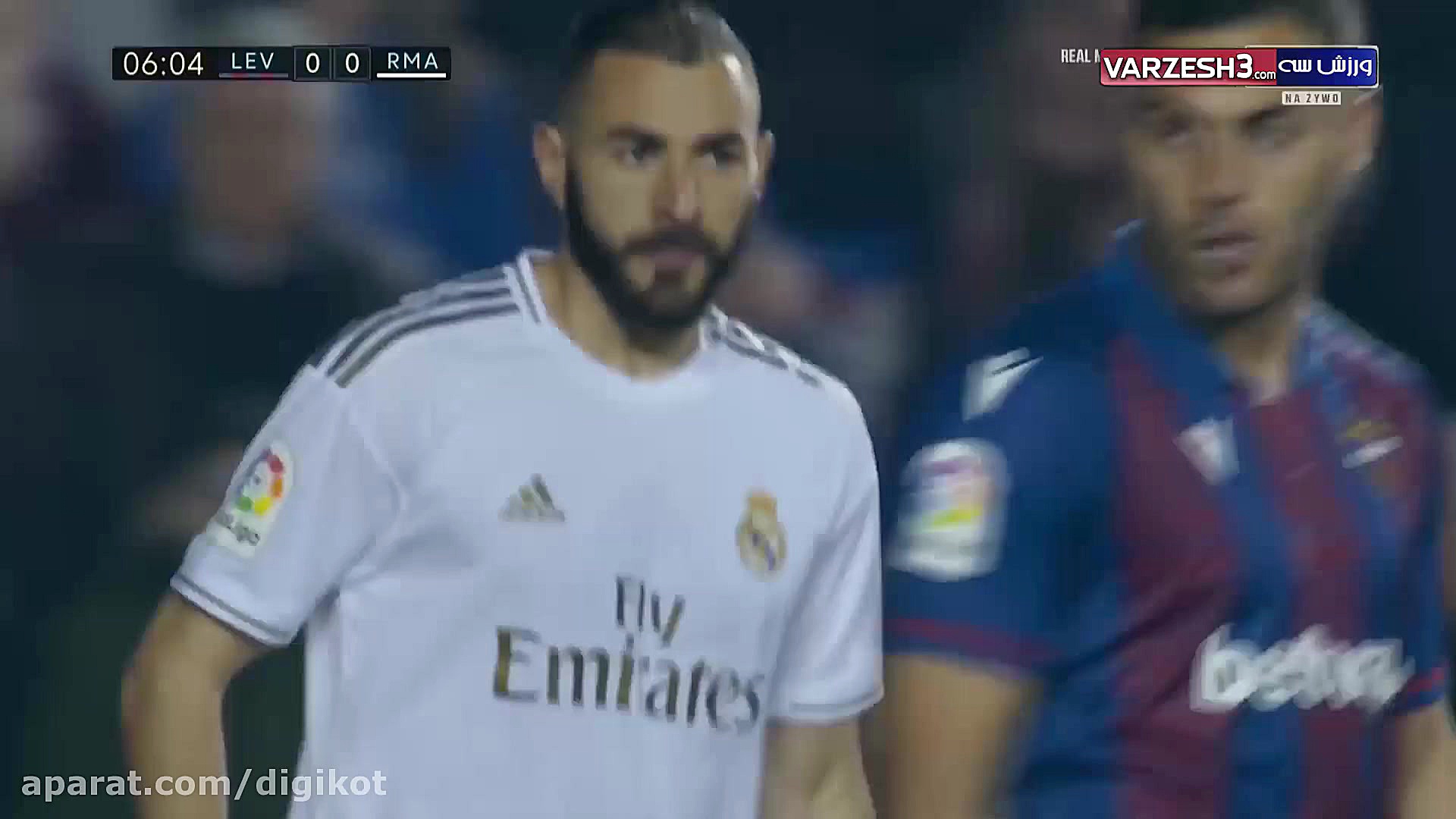 خلاصه بازی لوانته 1  0 رئال‌ما...