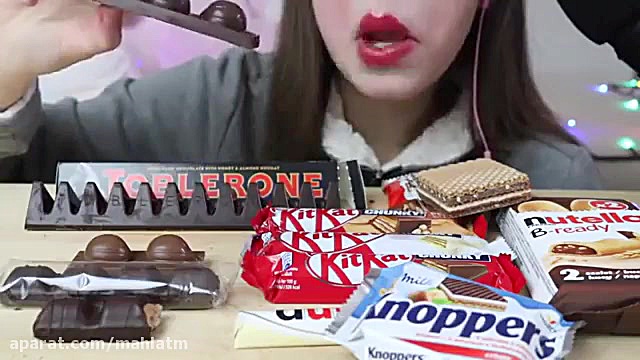 چالش غذاخوری اسمر | نوتلا و کی...