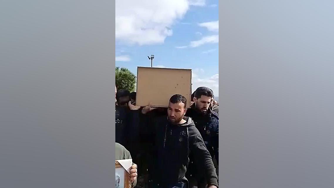 تشییع پیکر شهید اصغر پاشاپور د...