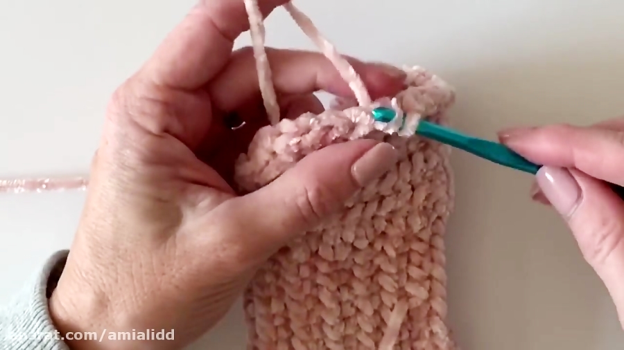 آموزش بافتنی با قلاب : دستکش ب...