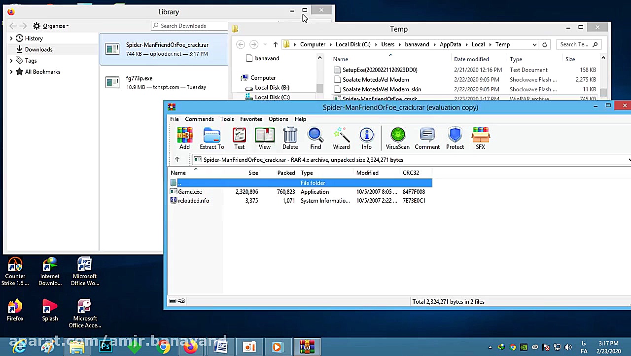رفع ارور بازی مرد عنکبوتی دوست...