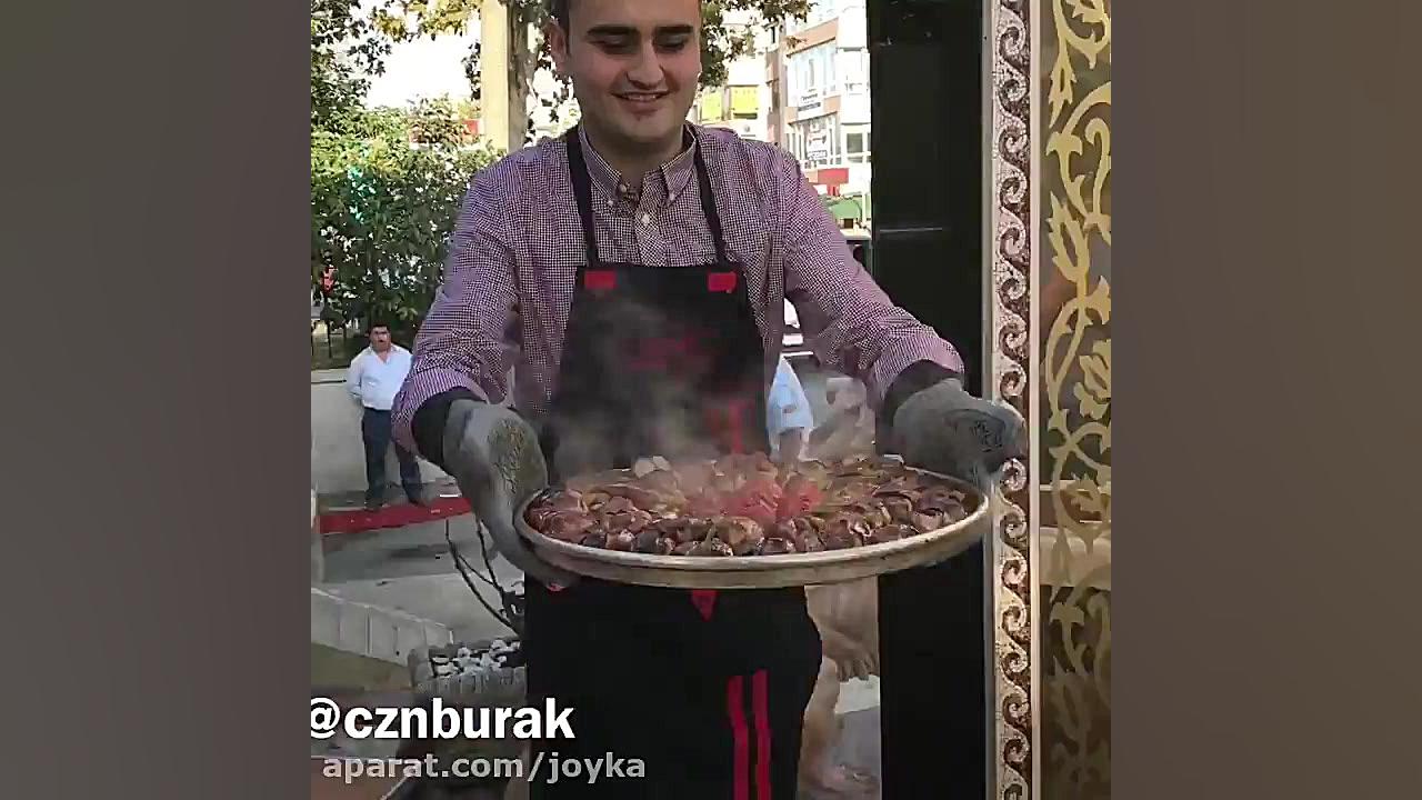 اشپزی غذای بسیار خوشمزه