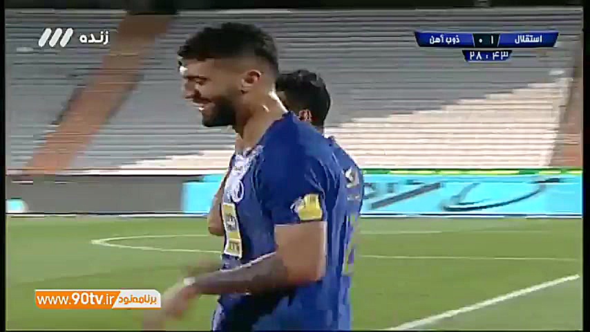 گل اول استقلال به ذوب آهن (محم...