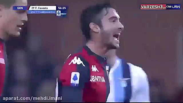 خلاصه بازی لاتزیو 3  جنوا 2