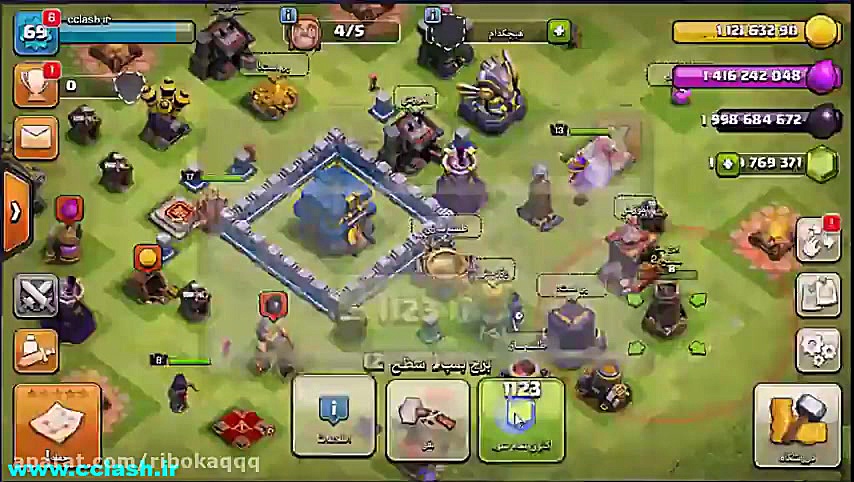 نرم افزار هک شده بازی کلش آف ک...