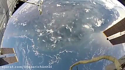 نمای فوق العاده زمین از ایستگا...