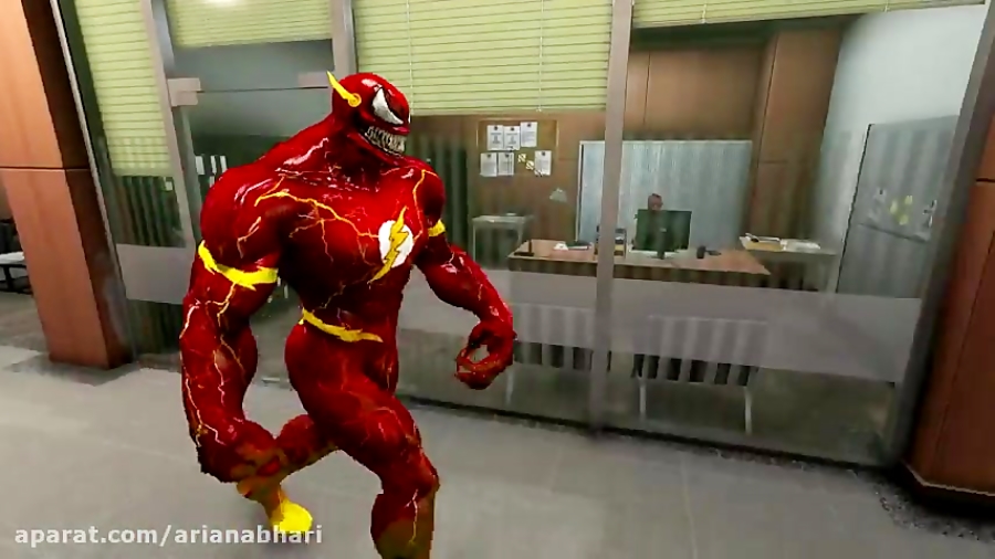 دعوای خونین مرد عنکبوتی با فلش...