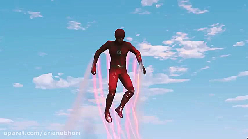 جنگ فلش ونوم با فلش آبی در GTA...