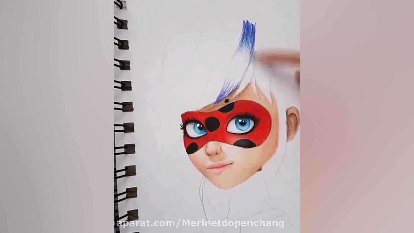 یه نقاشی بی نظیر از لیدی باگ