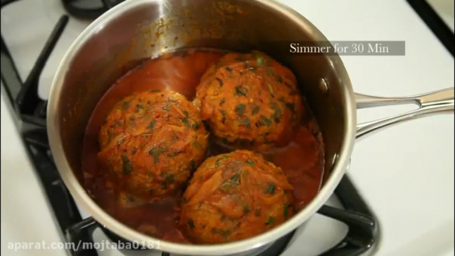 آموزش آسان آشپزی غذای کوفته تب...