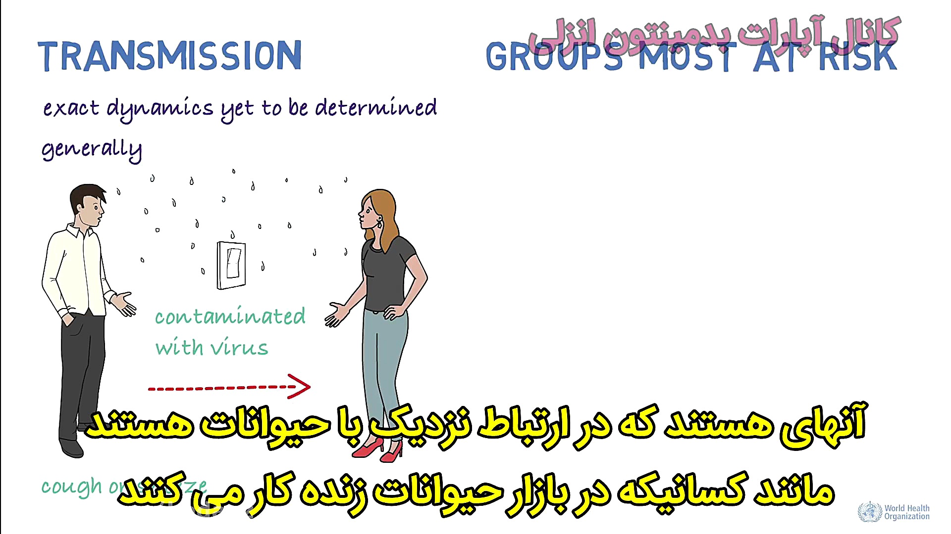 فیلم کوتاهی در مورد ویروس کرون...