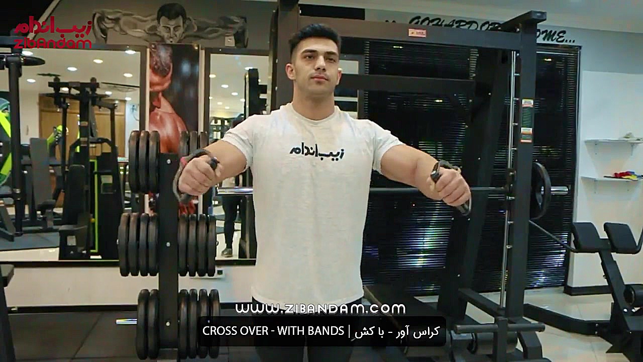 حرکات تمرینی بدنسازی  کراس آور...