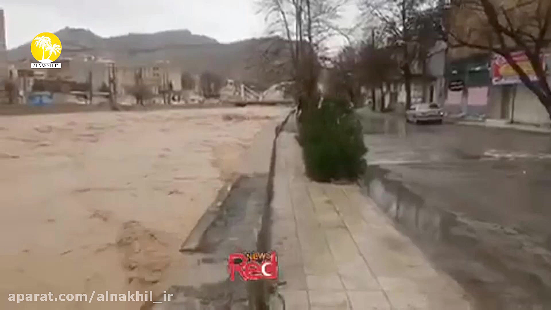 سیلاب در لرستان پس از بارندگی...