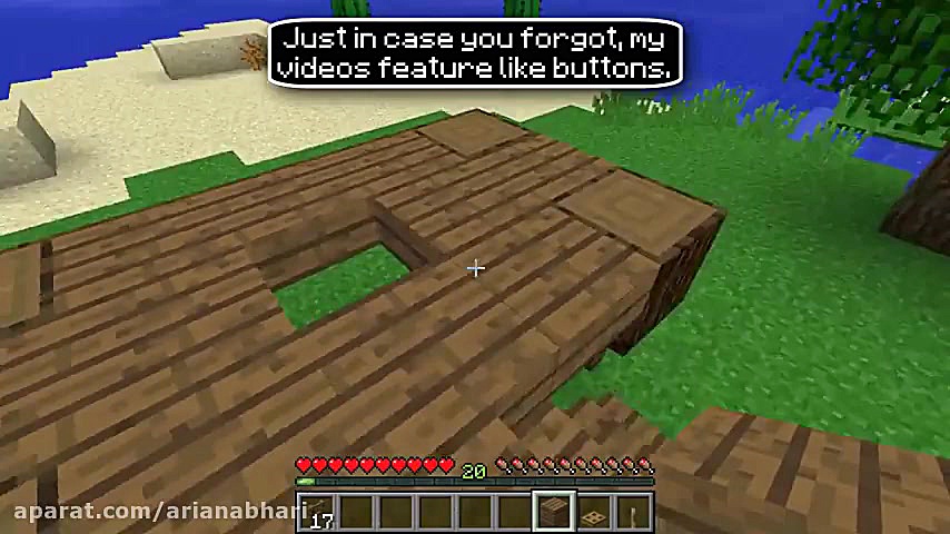 ساخت حلقه دار در ماین کرافت