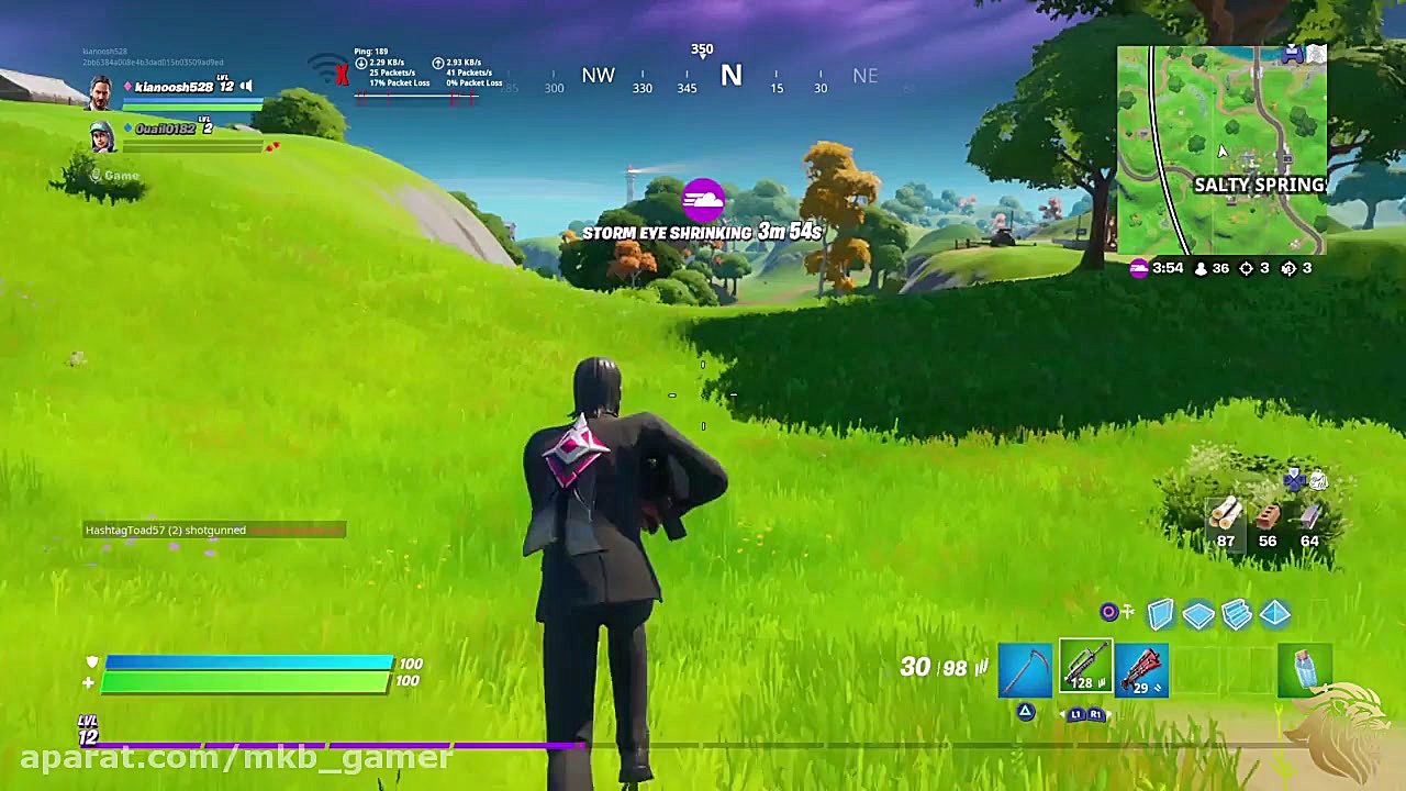 گیم پلی کوتاه از فورتنایت